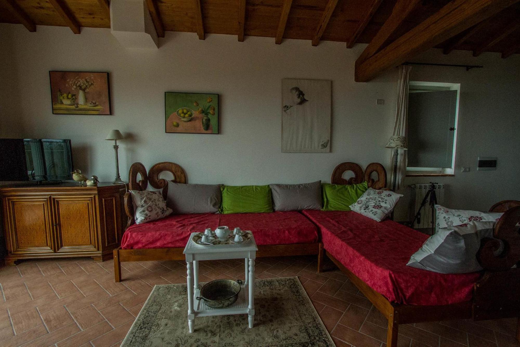 Agriturismo Specchio Del Lago 몬테피아스콘 객실 사진
